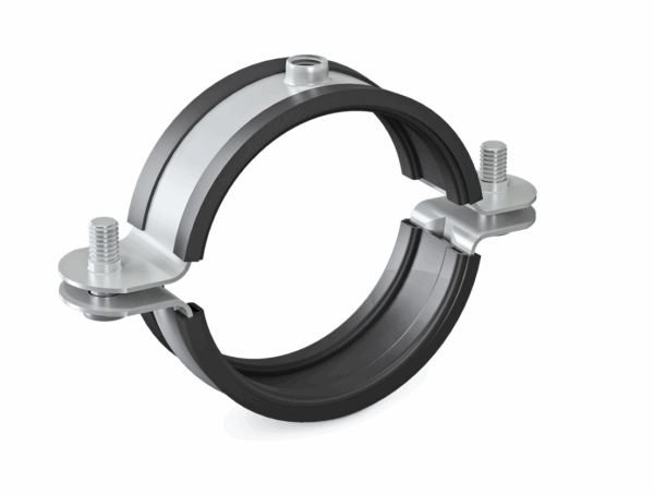 مشبك تعليق الأنابيب بأقطار 24-20مم يأتي بدون مسمار التثبيت بالحائط   Pipe Clamp 20-24mm    UPGB-1/2BK